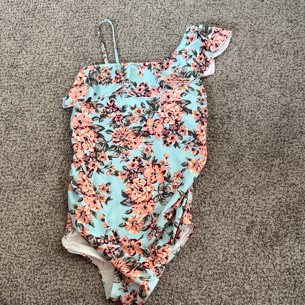 Floral Maternity One Piece Swimsuit